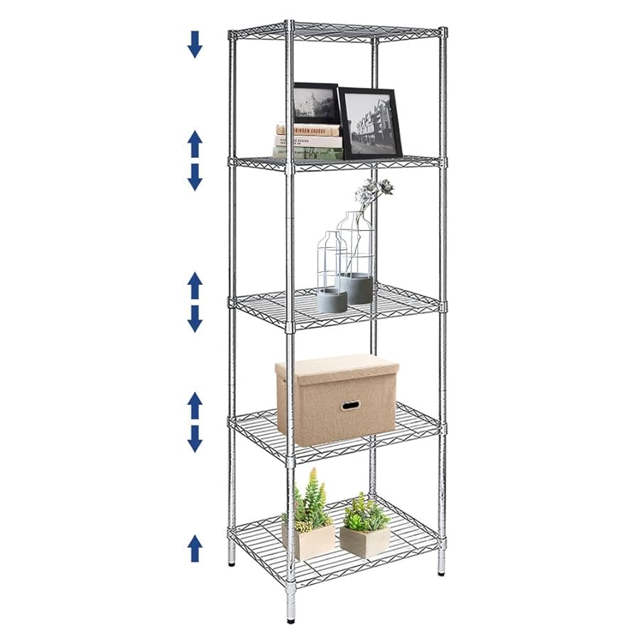 ShelF Tech System スチールラック 5段 H195W121D46 Amazon.com