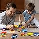 Atoylink 12Pack Holzzug Montessori Magnetzug Set Holzspielzeug Baby Spielzeug Motorikspielzeug Kinderspielzeug Eisenbahn Zug Fahrzeuge Geschenk für Kleinkinder Jungen Mädchen 3 4 5 6 7 8 Jahren