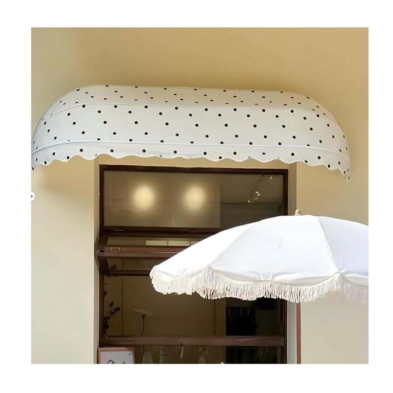 Store banne rétractable à la française en cadre galvanisé robuste pour villa