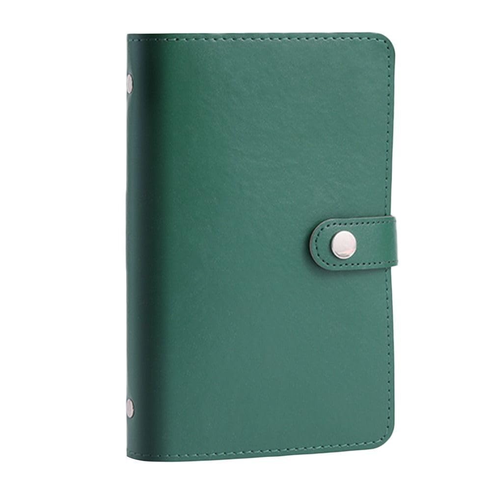 100 - Envelope Money - Saving Challenge Set for Couples: Includes Saving Notebook & Binder (Green) 50 Pages, Both Sides can be Used, and a Total of 100 can be Placed