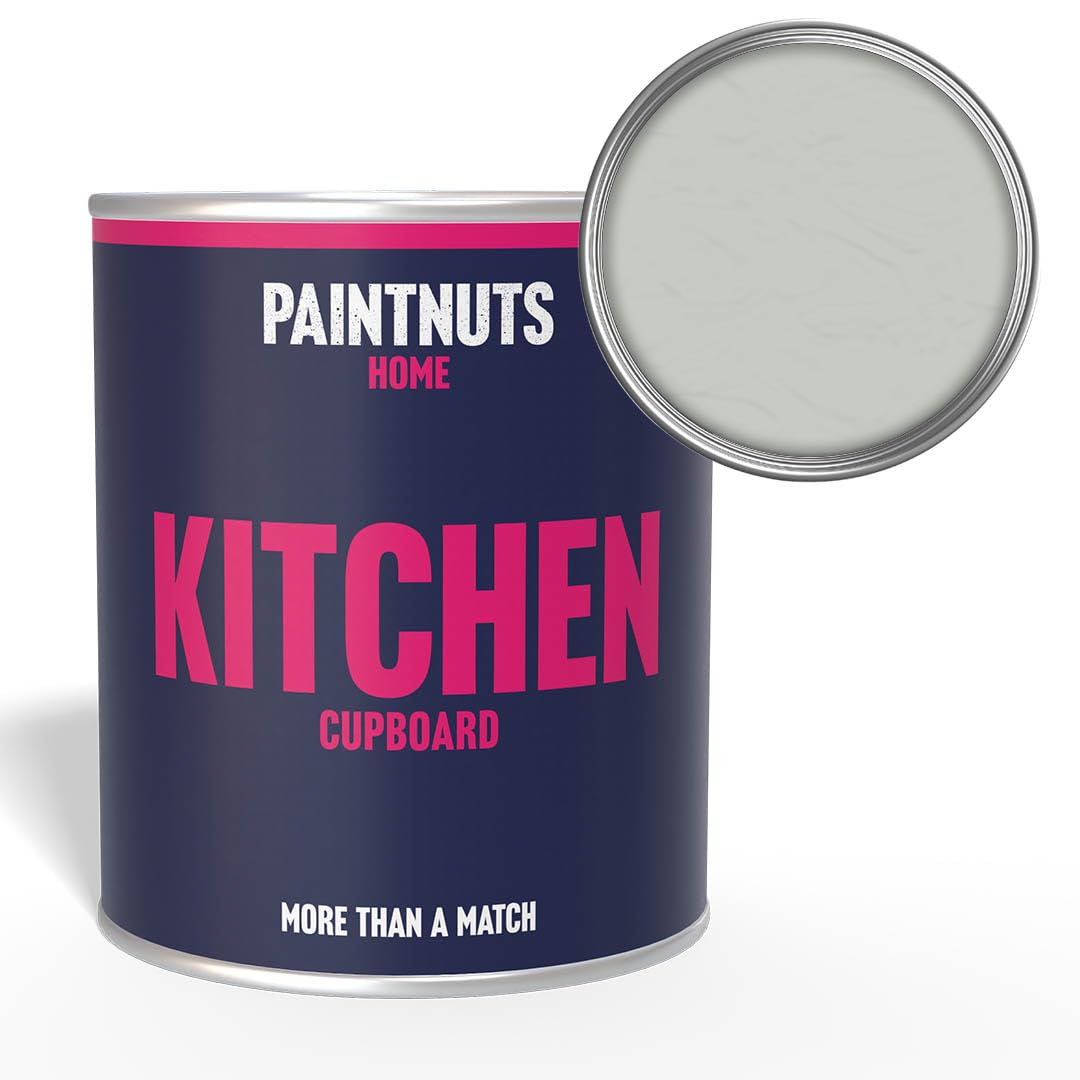 Paintnuts Kitchen Cupboard Paint - RAL-9018 - PAPYRUS WHITE Satin 250ml Tin