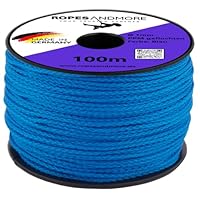 Polypropylenseil 5mm 50m - 16-fach Geflochten, Wetterfest, Made In Germany, Fluorgrün