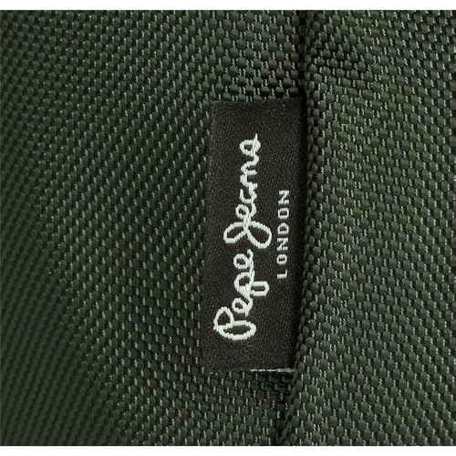 Riñonera Pepe Jeans poliéster resistente verde de dimensiones compactas 7