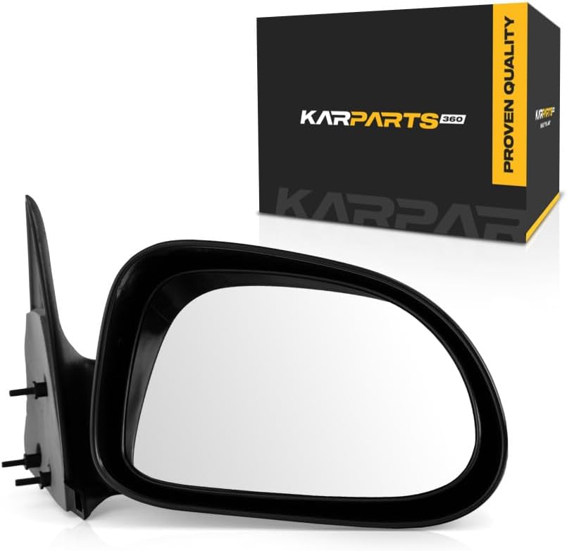 For Dodge Dakota 1997-2004 Door Mirror Passenger Side | Manual | Non-Heated | Textured | Replacement For 55154846AE | CH1321174