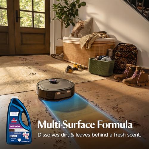 Image of Bissell FlexClean FurForce Robot Vacuum & Mop with No Tangle Pet Brush Roll, LiDAR Navigation & Liftable Pad for Pet Hair Removal on Hard Floors & Rugs, 180min Runtime 60-Day Dust Collection, 4270L