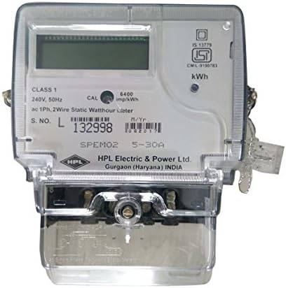 Hpl Single Phase LCD Sub Energy Meter (Rated Current- 5-30 Amp)