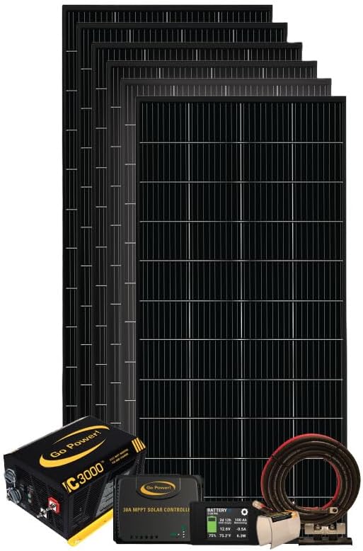 Go Power! 83537 PowerTrak 1200-Watt Solar & Inverter/Charger System