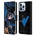 Head Case Designs sous Licence Officielle Batman DC Comics Costume Logo Bleu # 60 2019 Nightwing Coque en Cuir à Portefeuille Compatible avec Apple iPhone 13 Pro