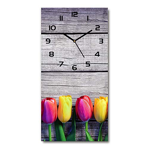 Horloge en verre de sécurité Tulup 30x60cm impression haute qualité