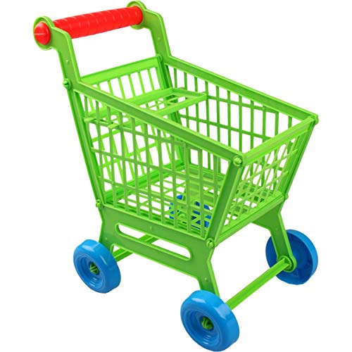 Kinder Einkaufswagen Set mit 25 Lebensmitteln Spielzeug Kaufladen – Bild 7