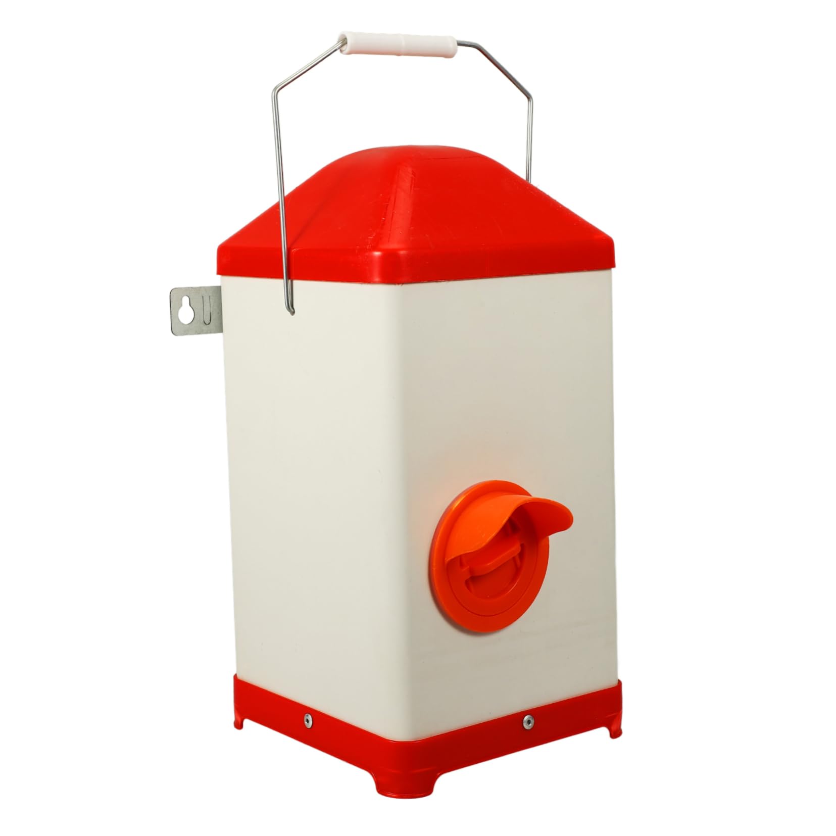 BESPORTBLE Mangiatoia Per Pollame Plastica Contenitore Per Alimenti Per Galline Anatre e Oche Design Pratico e Facile Da Pulire Resistente e Duraturo Ottimo Per Uso Ed Esterno