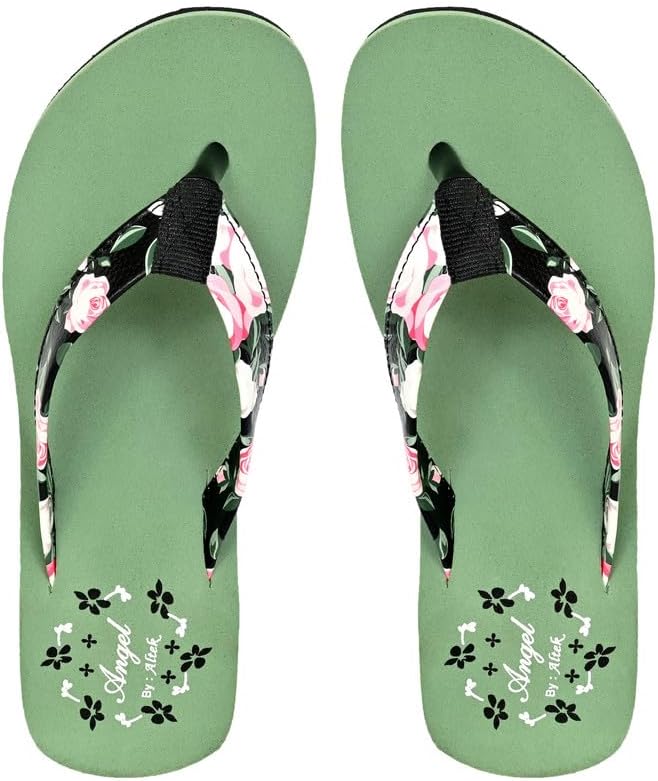ALTEK Women Flipflop Antiskid Daily Use Eva Ortho Fabric Casualwear Durable Indoor Outdoor Chappal