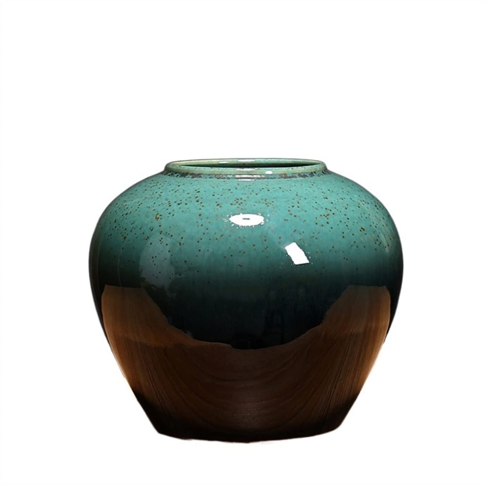 Bzgpmfud One Color Vase Desktop Flower Ceramic S Decorations Furnishings New Chinese Style Living Room Dry Arrangement Hydroponics Green Plants(S)