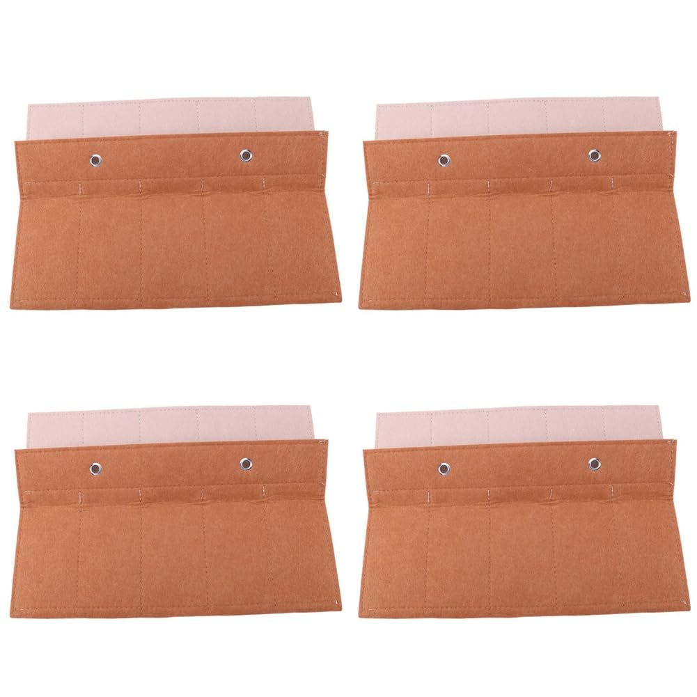 Hndhbfgrt 4X Glasses Organizer Sunglasses Organizer Storage Hanging Bag Sunglasses Eyeglasses Display Wall Mount Organizer 15 Slot
