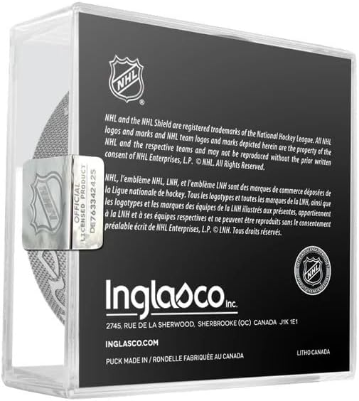 Chicago Blackhawks Official Game Hockey Puck with Holder