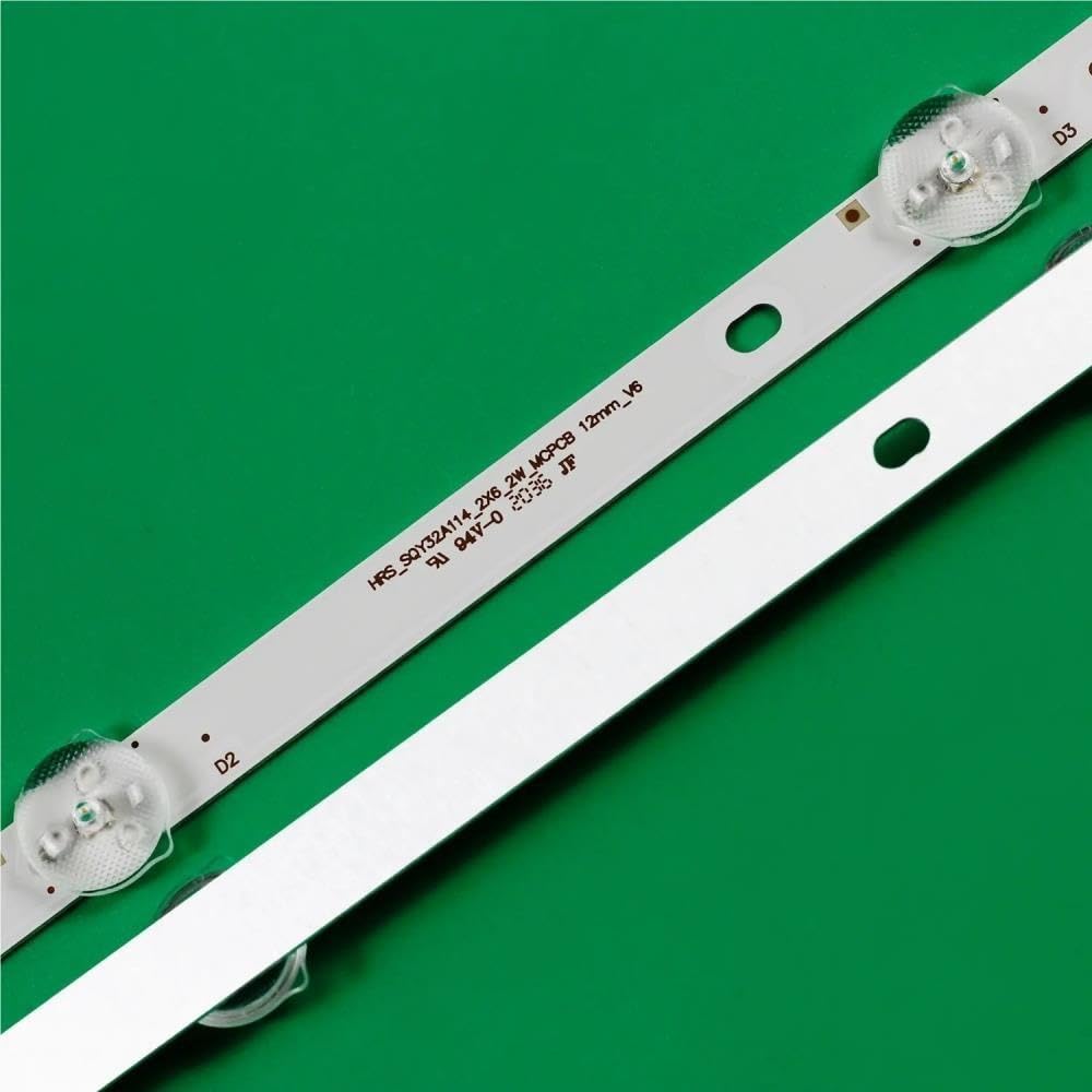 Striscia di retroilluminazione TV LED HRS SQY32A114 2X6 2W MCPCB JL D32061330 031AS M V02 adatta for ECON EX 32HT002B V1T09 EX-32H 32IH170 RLED3221-D