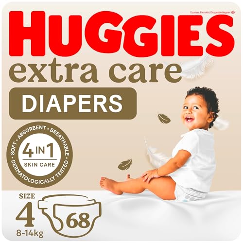 Huggies Extra Care Diaper Size 4-- 8-14kg 68pcs