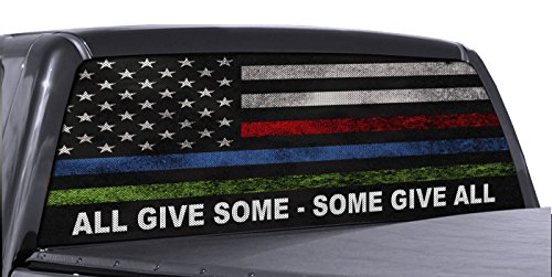 FGD Brand Truck Rear Window Wrap