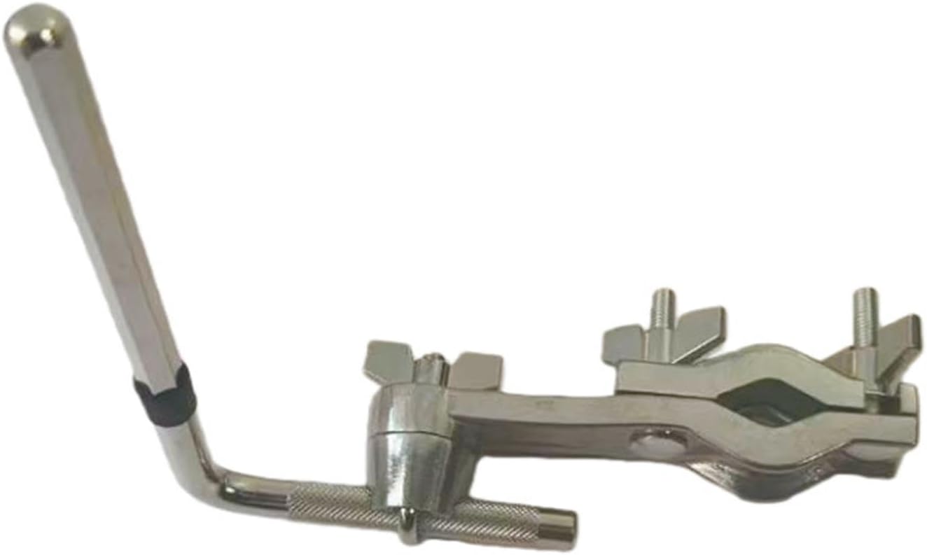 Drum Set Clamp Cymbal Stand Extension Arm Cowbell Clamp Mounting Bracket for Cymbals, Style A