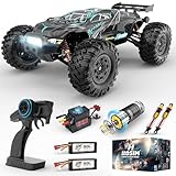 Hosim 1/10 RC Cars Max 68KM/H, Electric RTR Brushless RC Car for Adults, High Speed Monster Truck Hobby Grade Remote Control Car, Waterproof Fast RC Truck 4x4 All Terrain Off Road Toy Gift RC Buggy