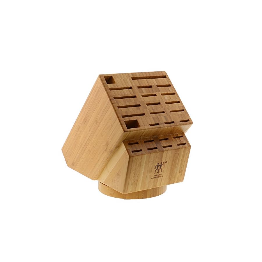 Zwilling J.A. Henckels 26-Slot Bamboo Swivel Knife Block