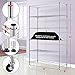 PayLessHere 6 Tier Commercial Grade Wire Shelving Unit Metal Shelf Organizer Heavy Duty Storage Unit Wire Rack NSF Certification 2100LBS Capacity with Wheels-18x48x72