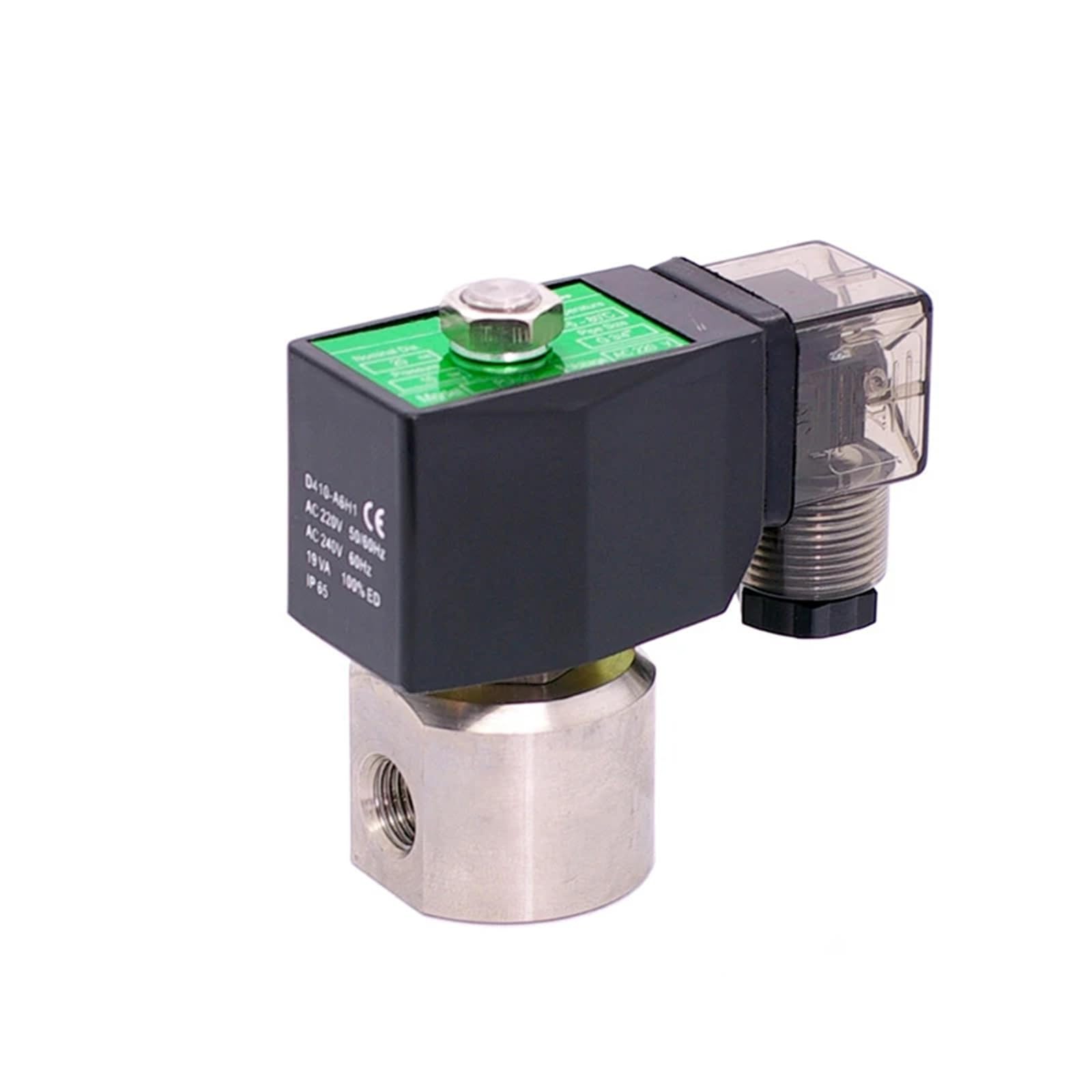 Électrovanne 2/2 voies PG en inox 304 résistante aux variations de tension 220V
