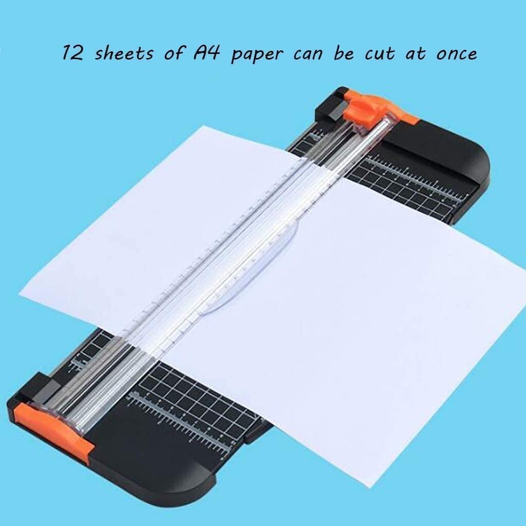 Tagliacarte Per Artigianato Taglierina Di Carta, Taglierina Di Carta A4Craft, Taglierina Di Carta Portatile A Ghigliottina Con Base In Plastica, Taglierina Di Carta Per Sala Stampa Scolastica Resiste
