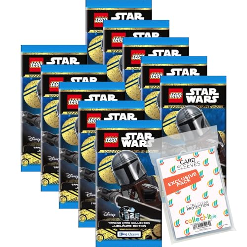 Bundle mit Lego Star Wars - Serie 5 Trading Cards - 10 Booster + Exklusive Collect-it Hüllen