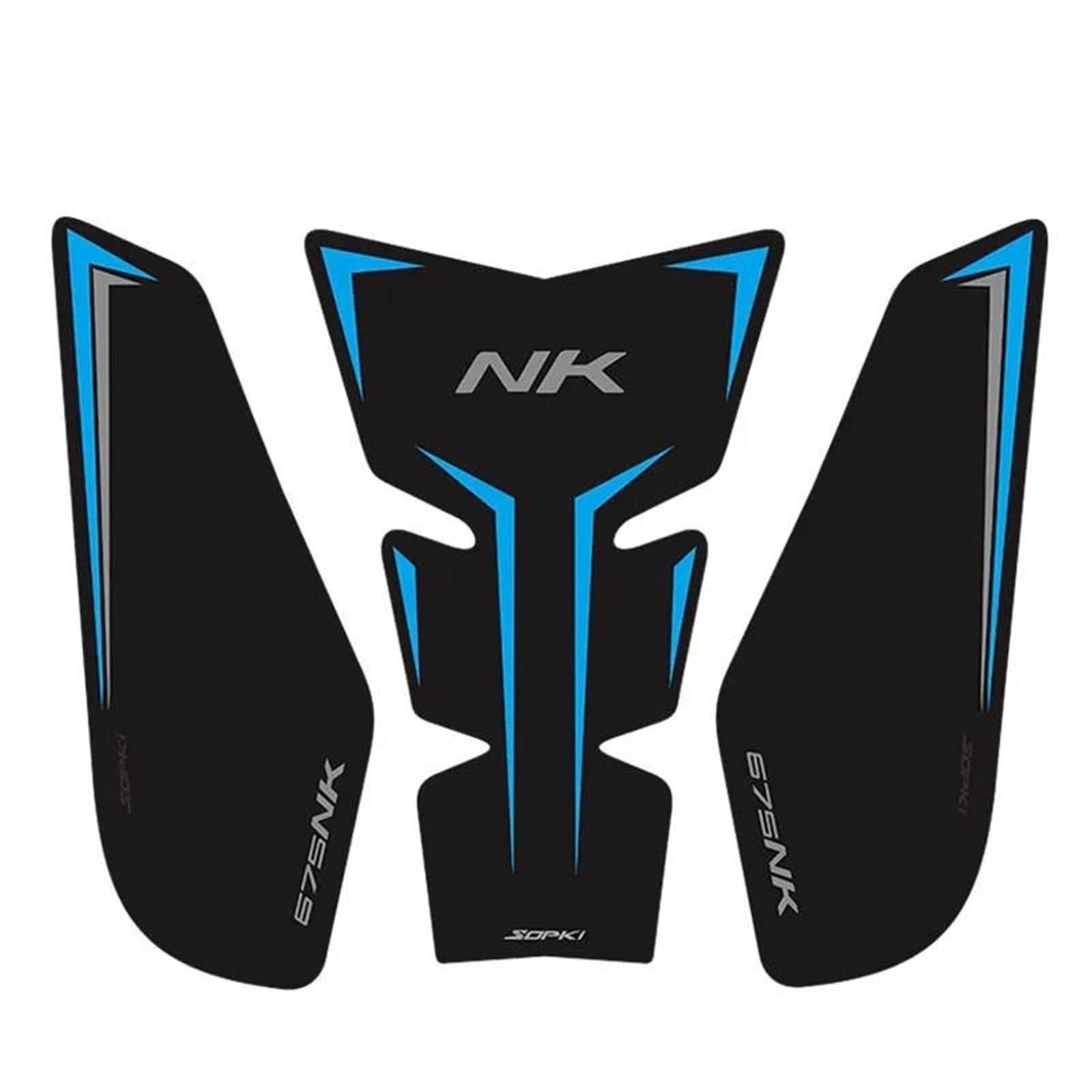 Motorcycle Tank Pad Stickers Side Gas Grip Decal for CFMOTO 675NK NK675 675 NK 2025 Streetfighter(Color13)