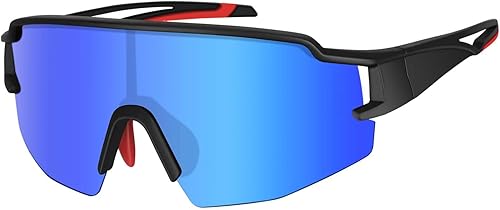 MIROHSUC Gafas de sol polarizadas para adultos y jóvenes, gafas de ciclismo deportivas, correr, ciclismo, béisbol, pesca, protección UV400