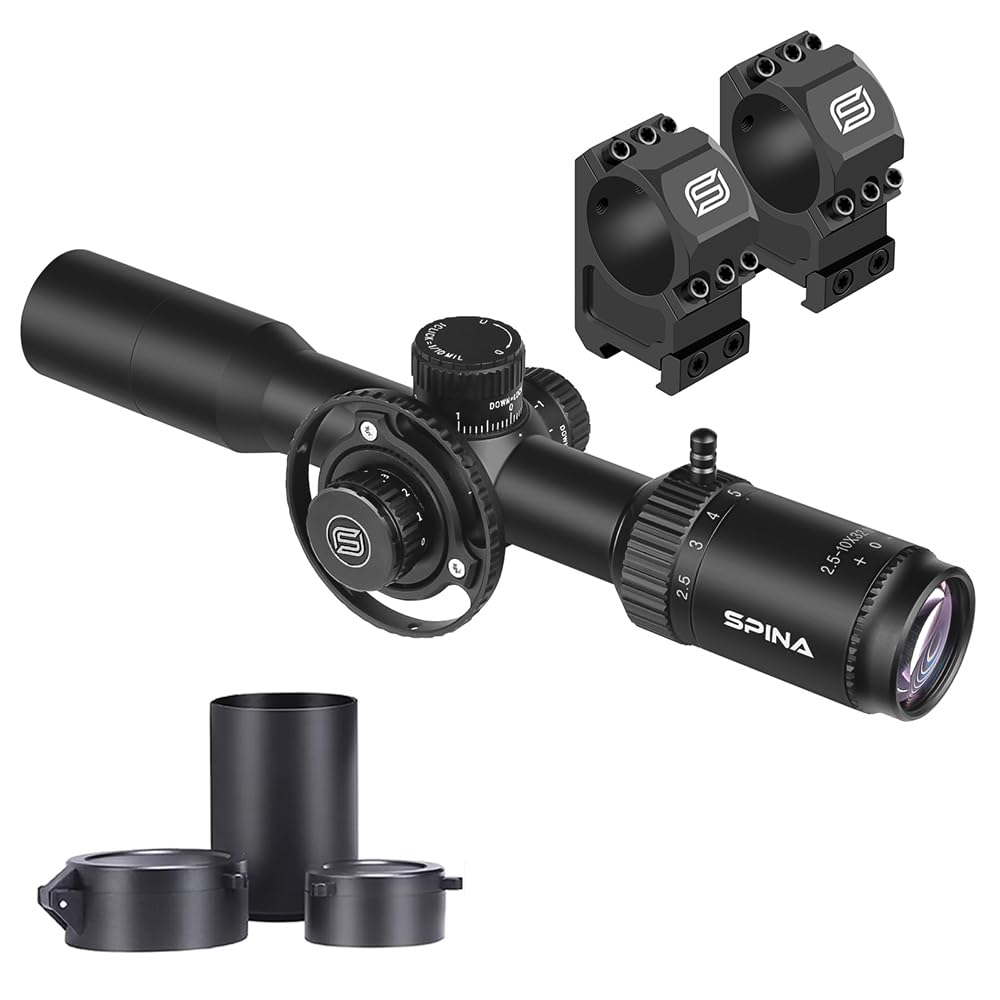 Amazon.co.jp: SPINA OPTICS ライフルスコープ 2.5-10x32 SFP