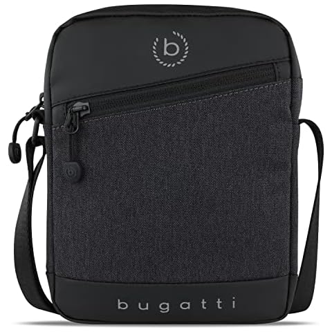 Bugatti Universum Mini Bolso Bandolera Hombre - Negro Cover