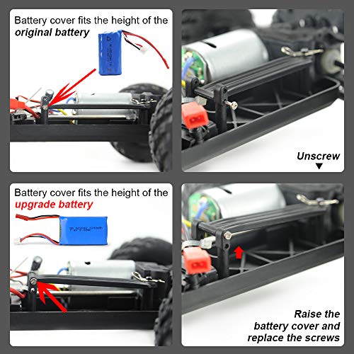 RC Car Rechargeable Li-Po Battery T-Plug 7.4V,1200mAH Upgrade Spare Part Apply for HBX 18859E