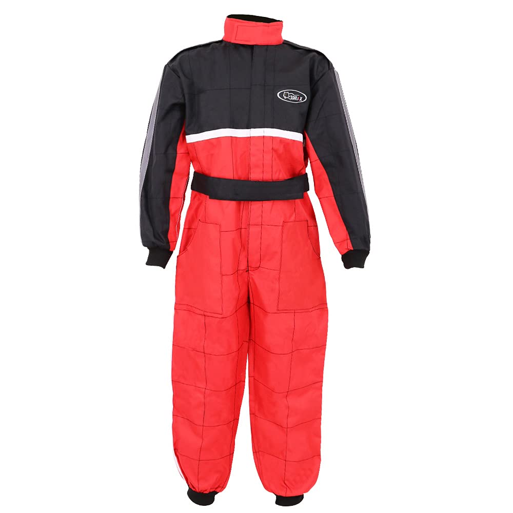 Zorax Rouge S (5-6 ans) CUB Combinaison de motocross pour enfants - ATV Dirt Quad Bike Karting Vêtements de moto