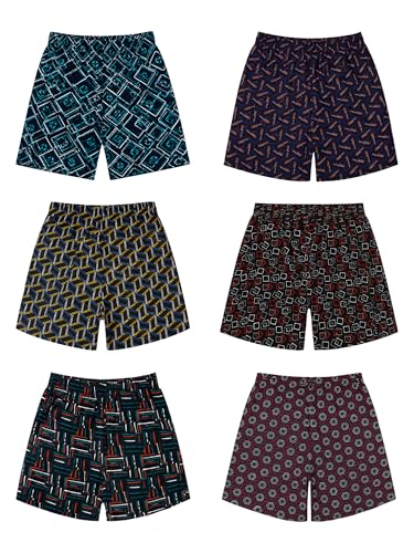 Image of DYCA by Bodycare Kids Cotton Shorts for Boys & Girls | Soft Breathable Summer Shorts | Elastic Waist Casual| Print & Color May Very