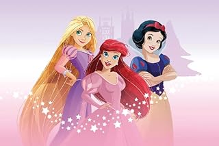 hermet Tapis avec antidérapant Princess pour Chambre d'enfant, Impression numérique, Dimensions 80 x 120 cm, pesonnages Disney Marvel