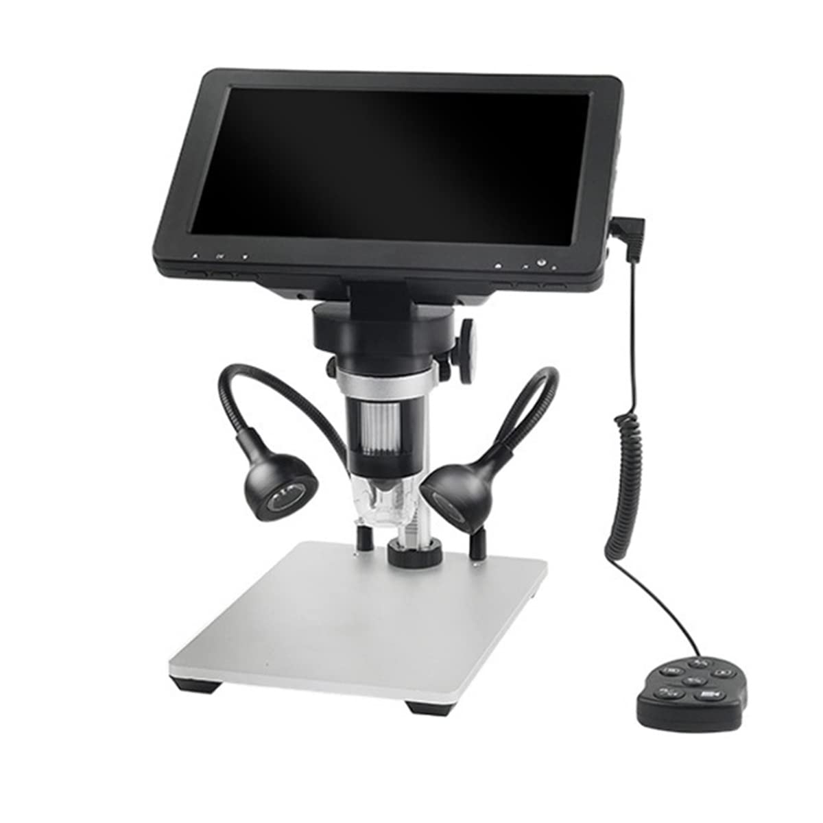 ASerZenith Microscope Accessories Kit Slide Preparation Camera 12Mp Dm9 Hd 7 Inch 1200X Digital Microscope Industrial Magnifier Microscope Accessories