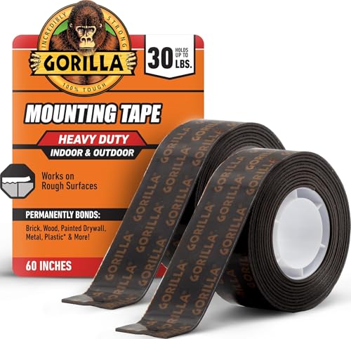 Gorilla Heavy Duty Double Sided Mounting Tape 2-Pack
