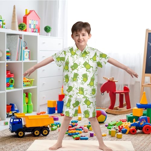 Image of visesunny Boys 2 Pieces T-shirts and Shorts Floral Tops & Shorts Summer Outfits 3-10 Years Clothes