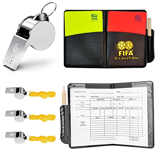 【Alta qualità】 Il portafoglio nero della tuta d'arbitro è realizzato in morbida pelle PU di alta qualità, pieghevole e portatile, le carte rosse e gialle sono in PVC, lucide e accattivanti, facili da afferrare, non sbiadiscono facilmente. , sicuro e durevole.