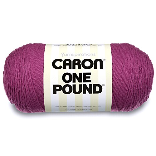 Caron One Pound Solids Yarn, 16oz, Gauge 4 Medium,...