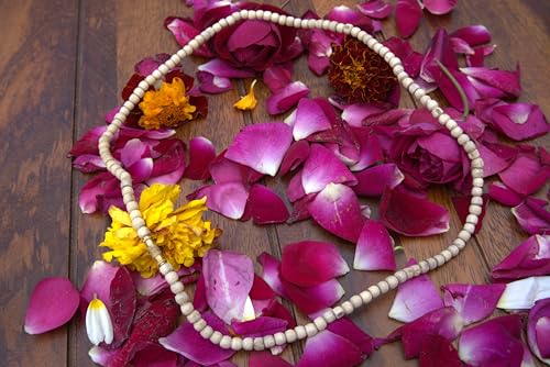 Image of ISKCON VRINDAVAN Original Tulsi Kanthi Mala - Unisex Adult Jaap Chanting Mala from Vrindavan Dham