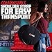 Gator Cases Protechtor Series Five Piece Padded Nylon Gig Bags for Fusion Style Drum Sets, Fits - 22