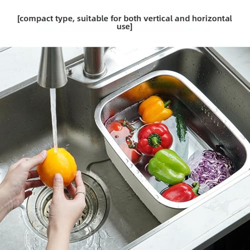Bol d'évier de cuisine polyvalent pour laver les fruits et légumes - 8