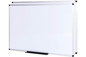 VIZ-PRO Magnetic Dry Erase Board: 72 x 40 Inches