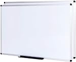 VIZ-PRO Magnetic Whiteboard/Dry Erase Board, 48 X 36 Inches, 2 Pack… | 4' x 3' Aluminum Framed Whiteboard with Marker Tray for School Office Home