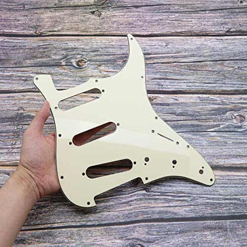 Pickguard SSS 11 Trous pour Guitare Droitier Compatible avec Fender Stratocaster USA/Mexicain Standard SSS Panneau de… - Les Beatles, Paul McCartney, John Lennon, RIngo Starr, George Harrison Pickguard SSS 11 Trous pour Guitare Droitier Compatible avec Fender Stratocaster USA/Mexicain Standard SSS Panneau de… – Image 6