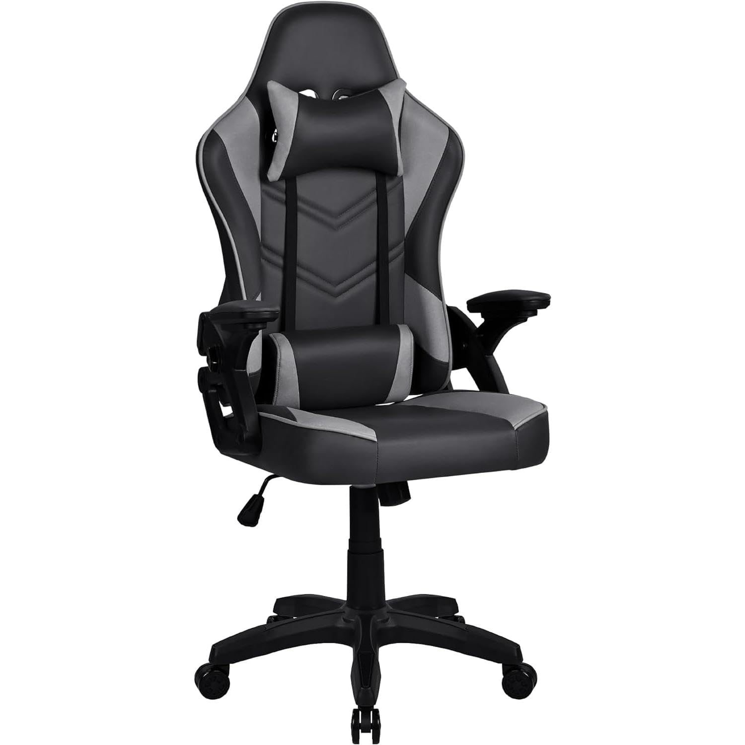 Silla Gamer o Gaming Profesional, Ergonómica, Tela Transpirable y Antimanchas, Reposabrazos, reposacabezas, cojín lumbar. Adultos, niños. Altura Regulable y Respaldo reclinable. Ordenador - oficina.