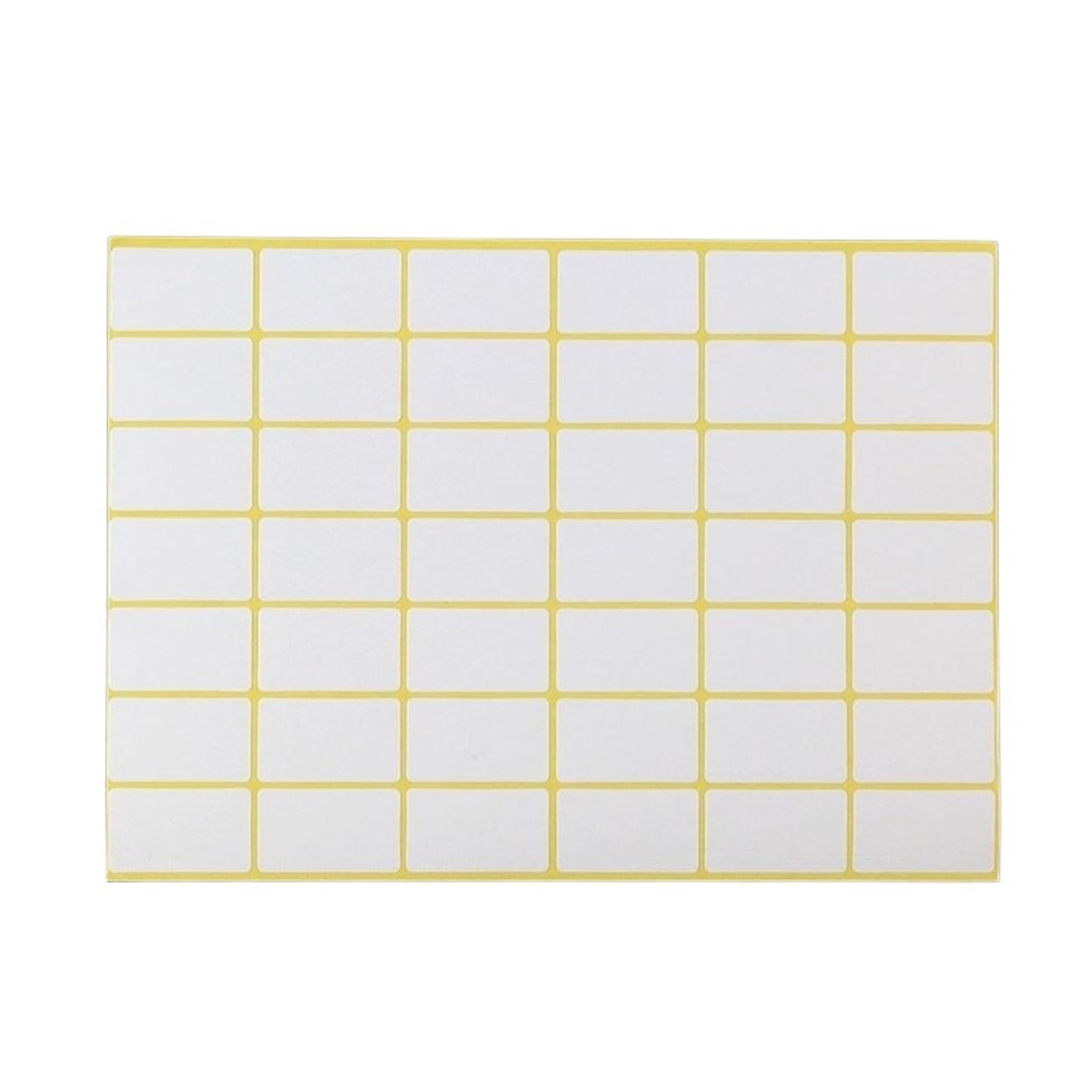 YXADGML Labels Stickers 15Sheets Multifunction Labels Stickers Self Adhesive Sticky Package Label White Blank Tag Stickers Office School Supplies(232 19x32mm 630pc)